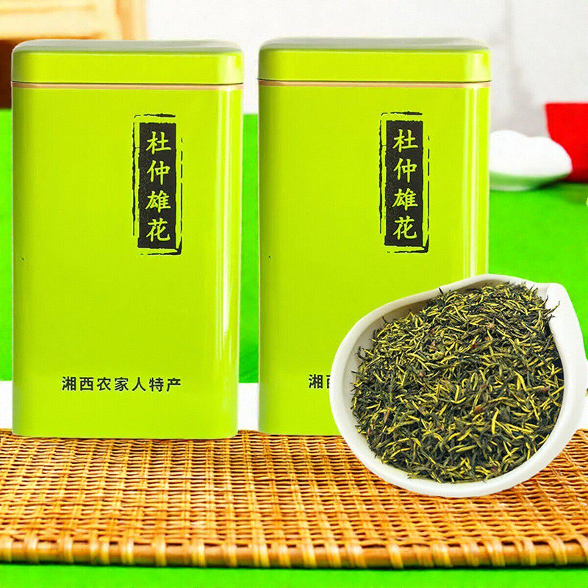 张家界杜仲雄花湖南特产杜仲雄花茶正品杜仲茶杜仲花花粉多养生茶