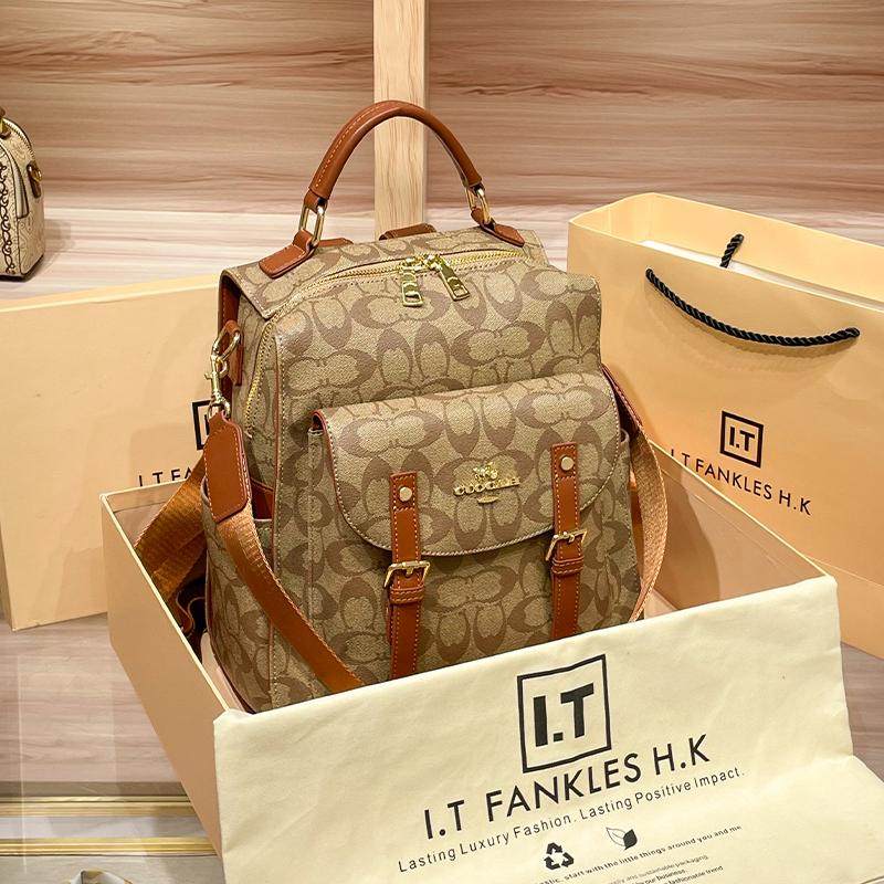 CITEX LV官方旗舰店香港代购双肩背包2025新款大容量简约旅行包真