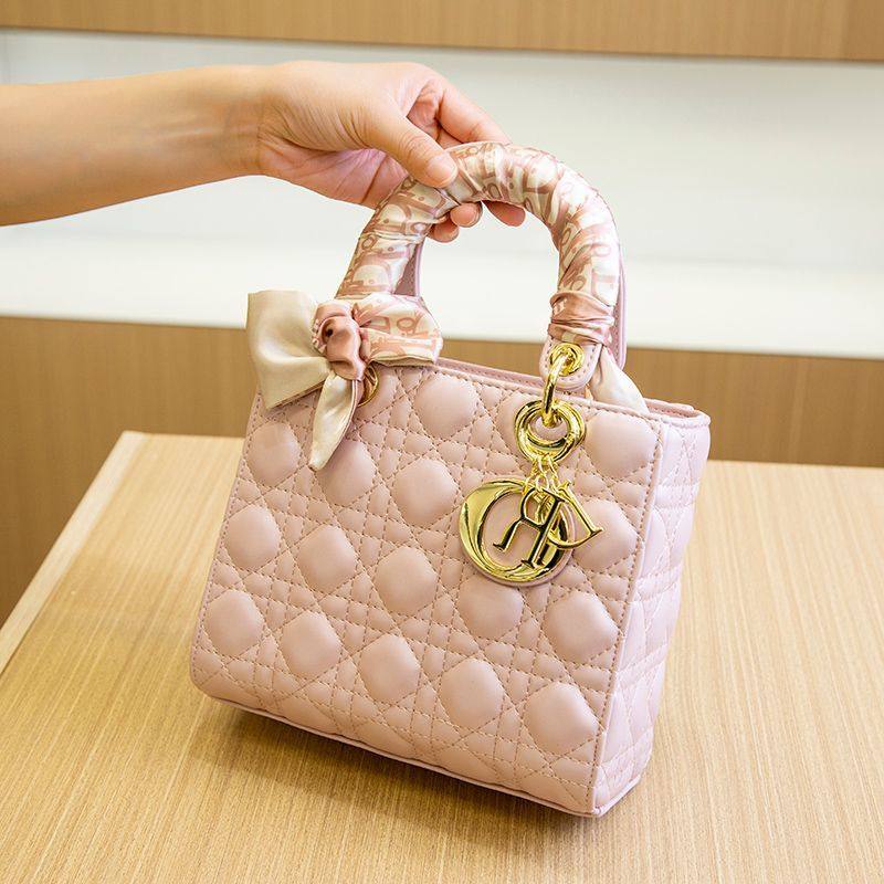 CITEX LV官方旗舰店香港正品真皮羊纹戴妃女包包2024新款轻奢高级