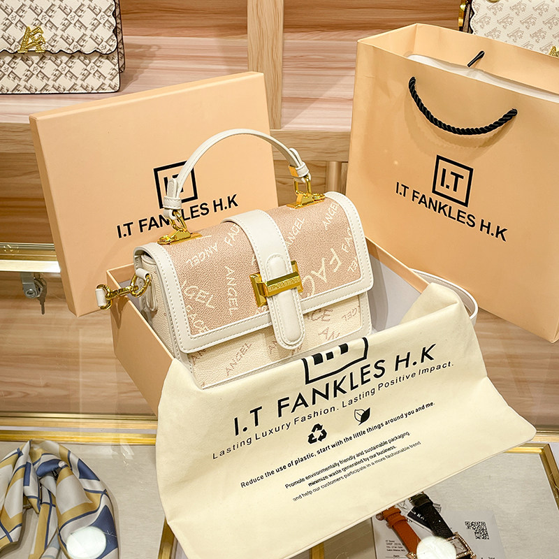 CITEX LV官方旗舰店香港代购真皮手提小方包女2025新款潮时尚春夏