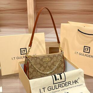 CITEX LV官方旗舰店香港春夏包包女2025新款高级感小众腋下包真皮