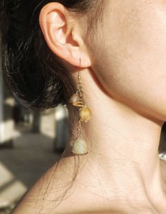 桉树果 | Reno手作植物饰品果实种子复古古铜小众耳环耳夹耳饰