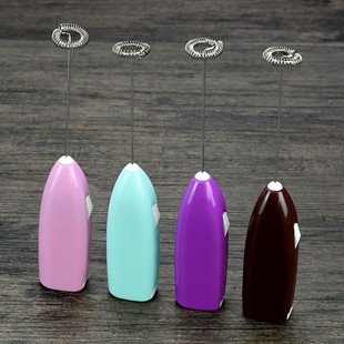 咖啡牛奶打泡器手持无线牛奶发泡器 家用迷你电动奶泡机打奶器花式