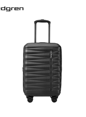 1Hedgren海格林20寸行李箱拉杆万向轮密码箱结实耐用登机箱HTS01S