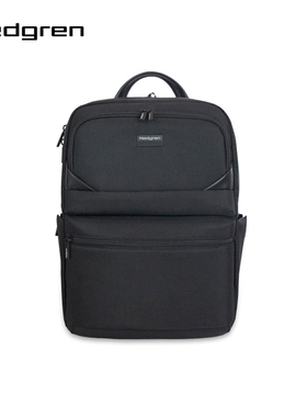 1海格林黑色大容量双肩包男个性背包高颜值百搭书包HIMP01/HIMP04