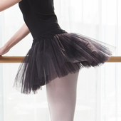 舞蹈蓬蓬裙芭蕾舞裙大人短裙tutu裙舞蹈裙半身裙芭蕾裙儿童小纱裙