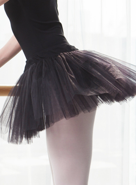 舞蹈蓬蓬裙芭蕾舞裙大人短裙tutu裙舞蹈裙半身裙芭蕾裙儿童小纱裙