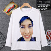 使命召唤蓝蔷薇表情包长袖 男t恤女jak12手游周边恶搞沙雕学生衣服