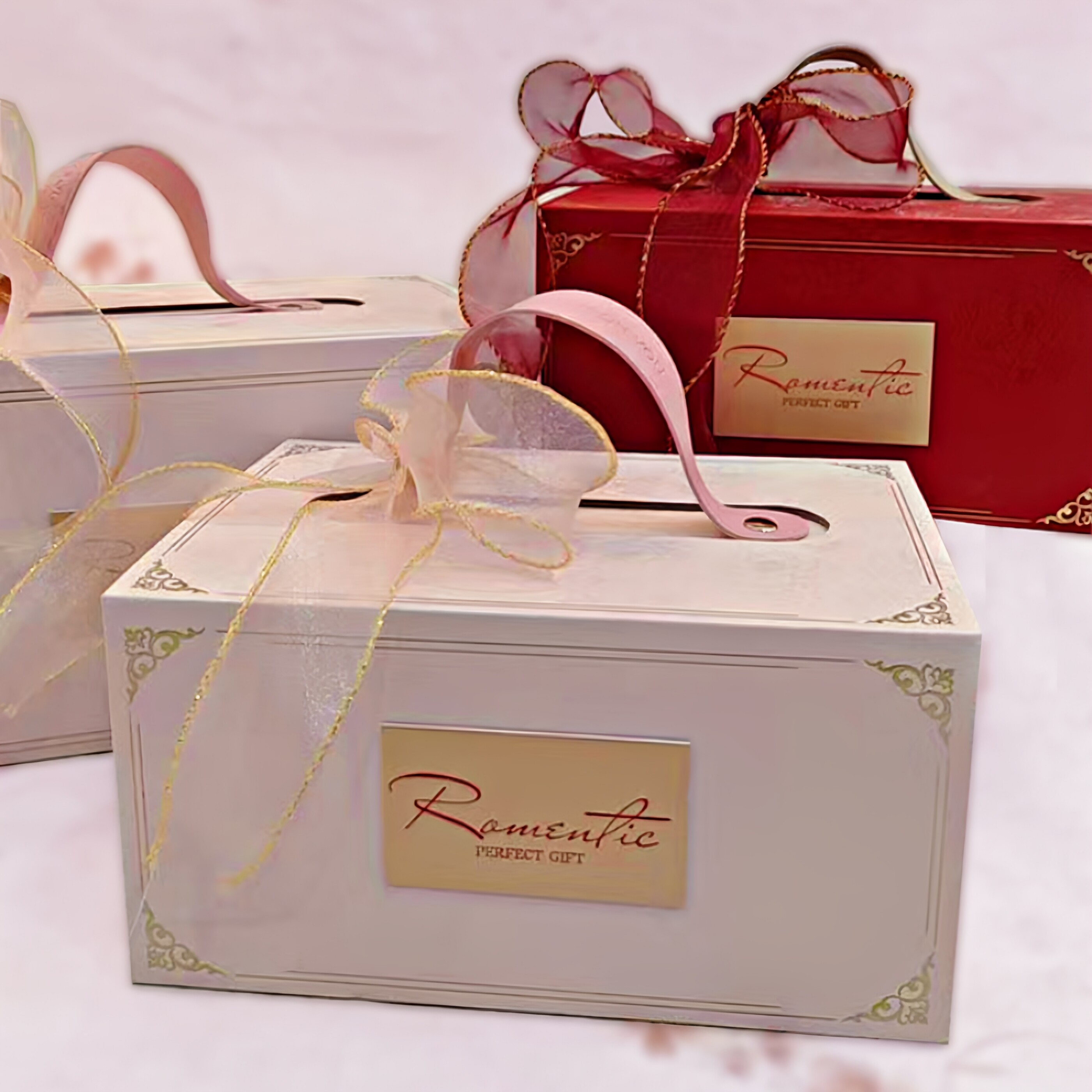 高级感粉色生日送闺蜜同事母亲节礼物包装盒结婚伴手礼盒喜糖盒子