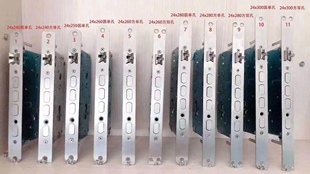 指纹锁锁体智能锁体双开快活24x240、30x240、各总尺寸