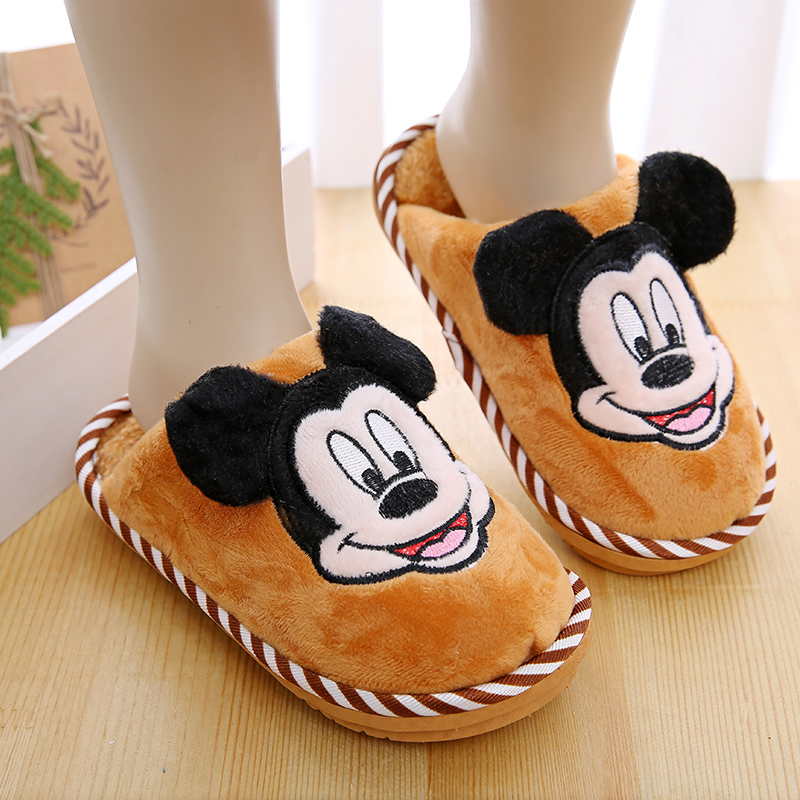 Chaussons enfants en coton - semelle caoutchouc - Ref 986914 Image 1