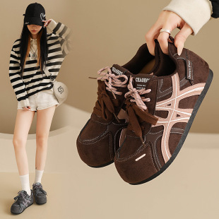 ins女学生休闲运动百搭板鞋 韩版 街拍BK868 女春秋新款 2026德迅鞋