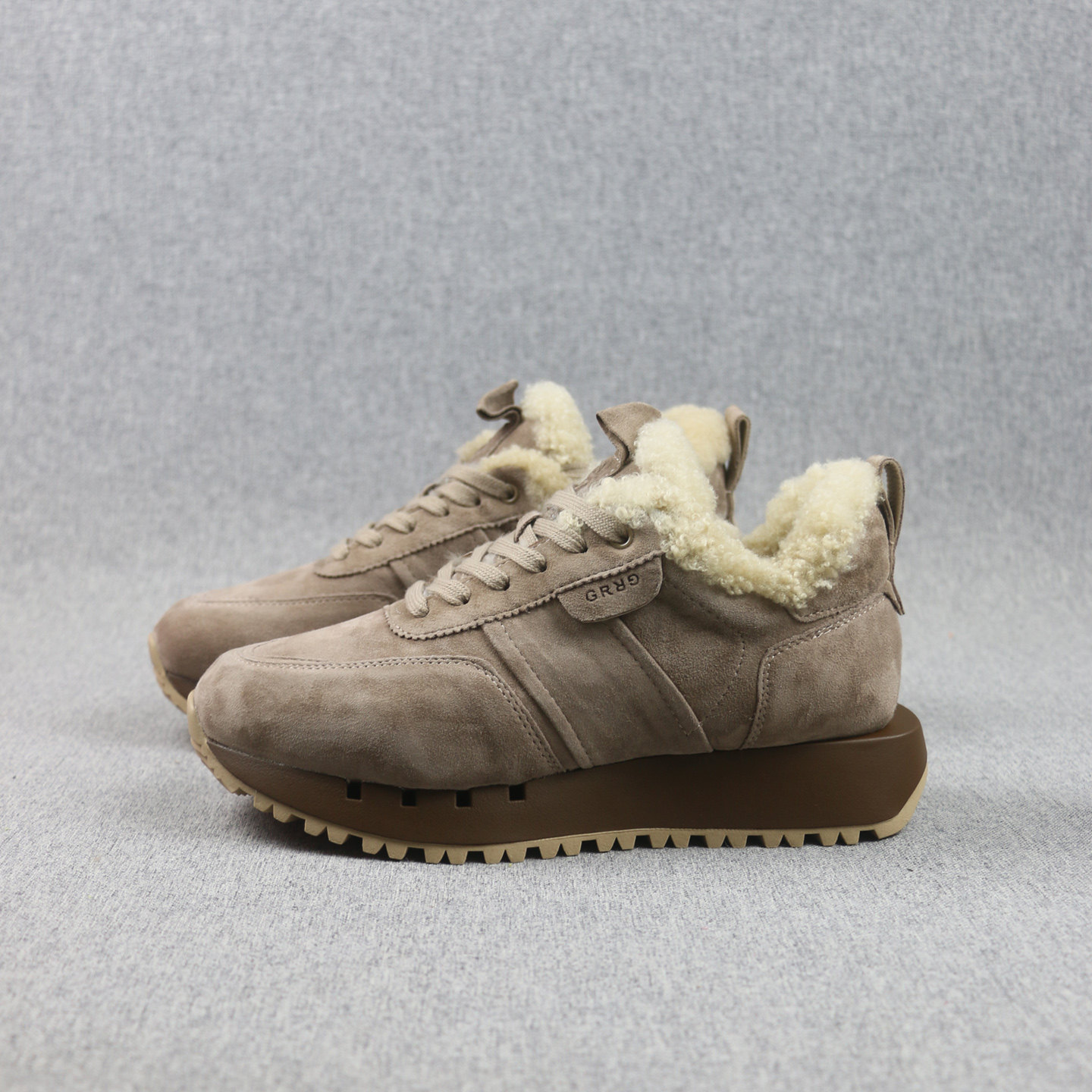纯羊毛羊反绒加厚女雪地靴棉鞋