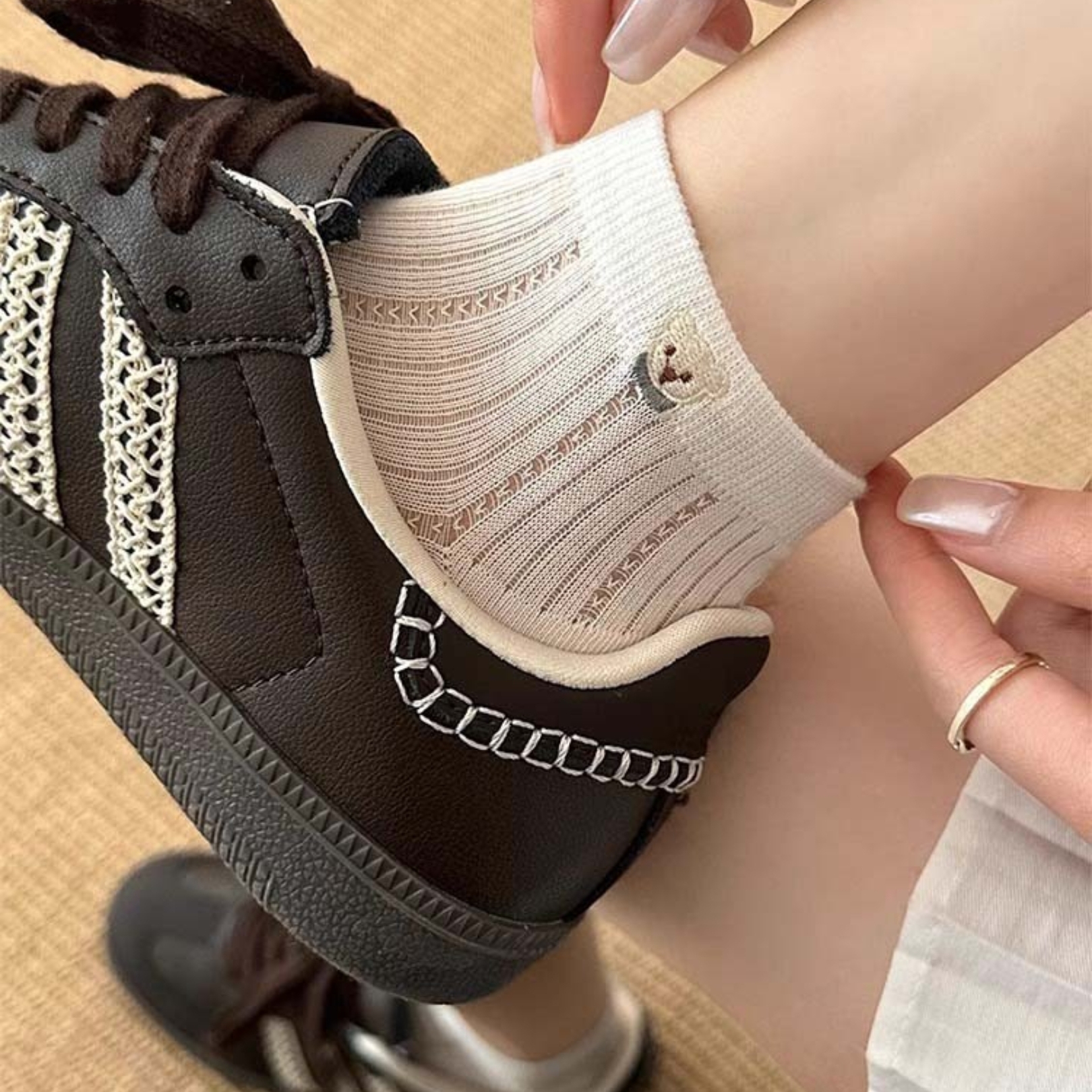 可爱袜子女短袜夏季薄款小白袜