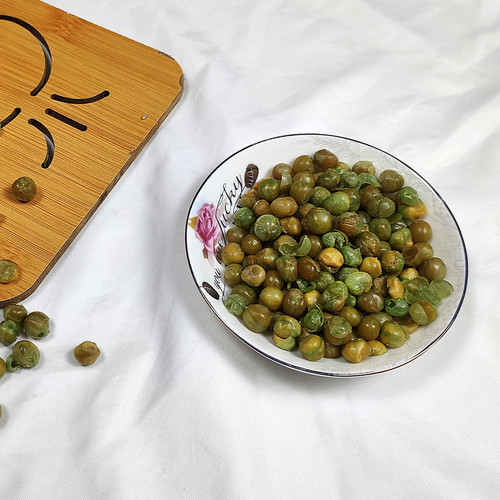 青豆蒜香豆500克咸茶擂茶配料
