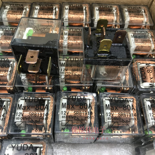 Max-80A汽车继电器SR81914 12V 80A 5脚  通用JD1914 全新原装