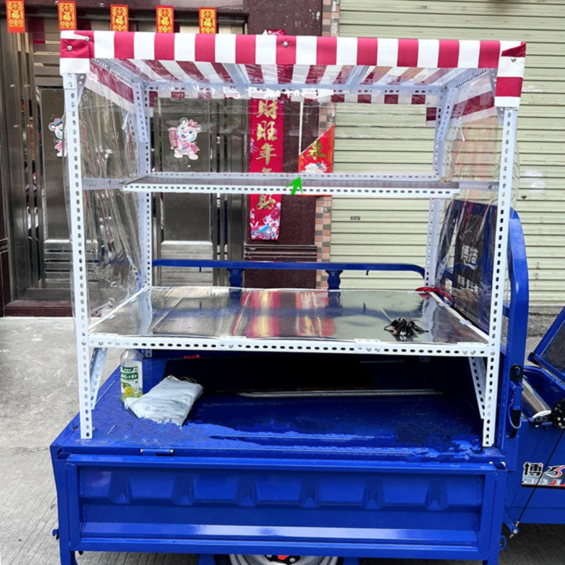 定做组装炸串小吃架炸锅三轮车夜市烧烤摆摊架子煎饼凉皮手抓饼