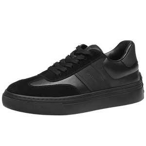 BOSSsunwen男士板鞋真皮商务黑色软皮软底透气休闲皮鞋运动休闲鞋