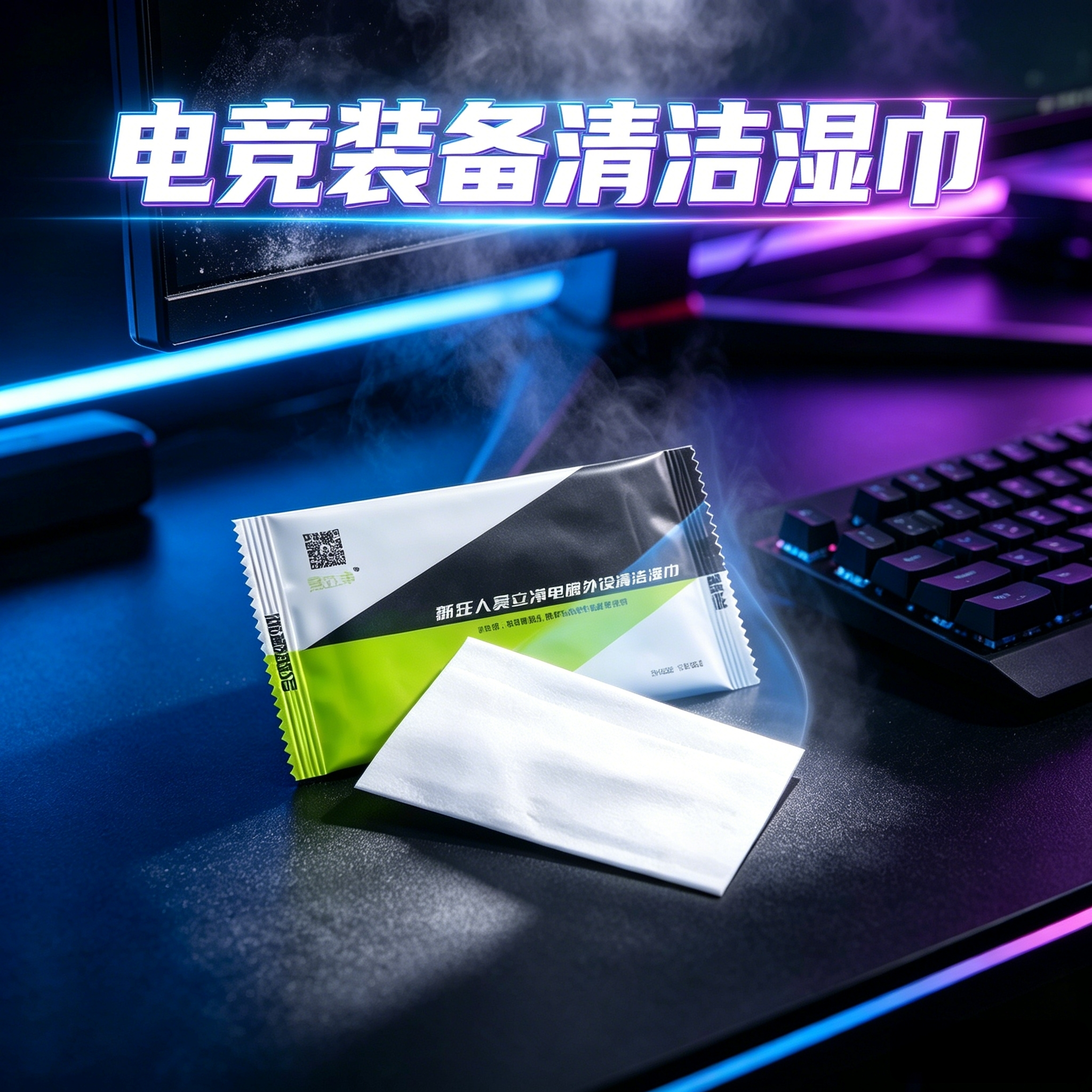 鼠标垫清洁湿巾电脑外设键盘耳机手机平板小白鞋包包环保去污配方