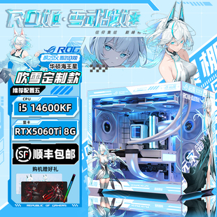 组装 三角洲电脑整机245K 14600KF 5070Ti 华硕海王白星吹雪姬定制DIY主机台式 14700KF 5060Ti Intel旗舰