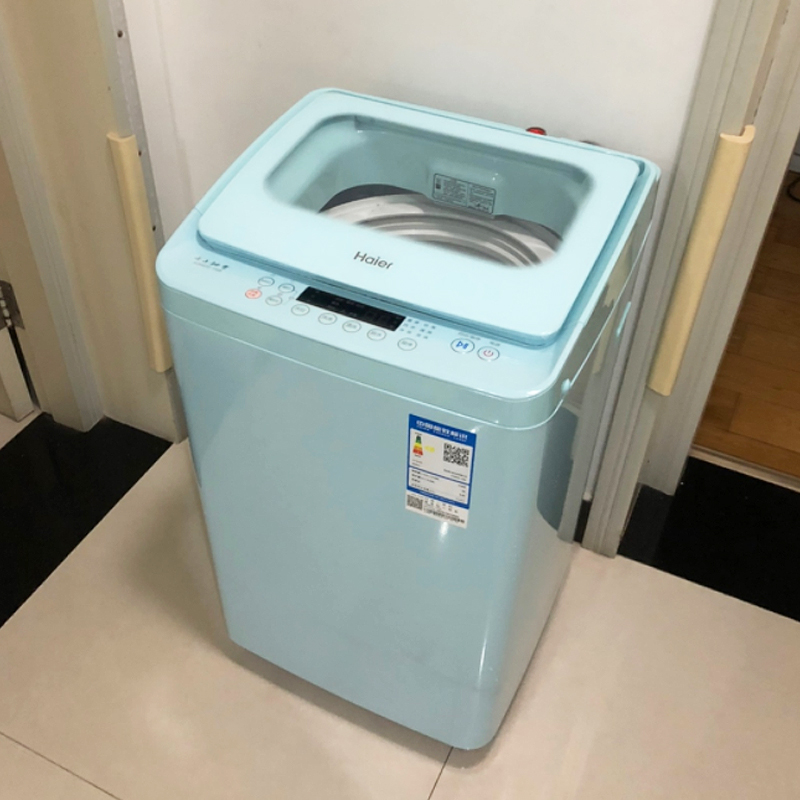 海尔宝宝洗衣机全自动波轮3.5公斤kg小型负离子杀菌 婴儿小小神童