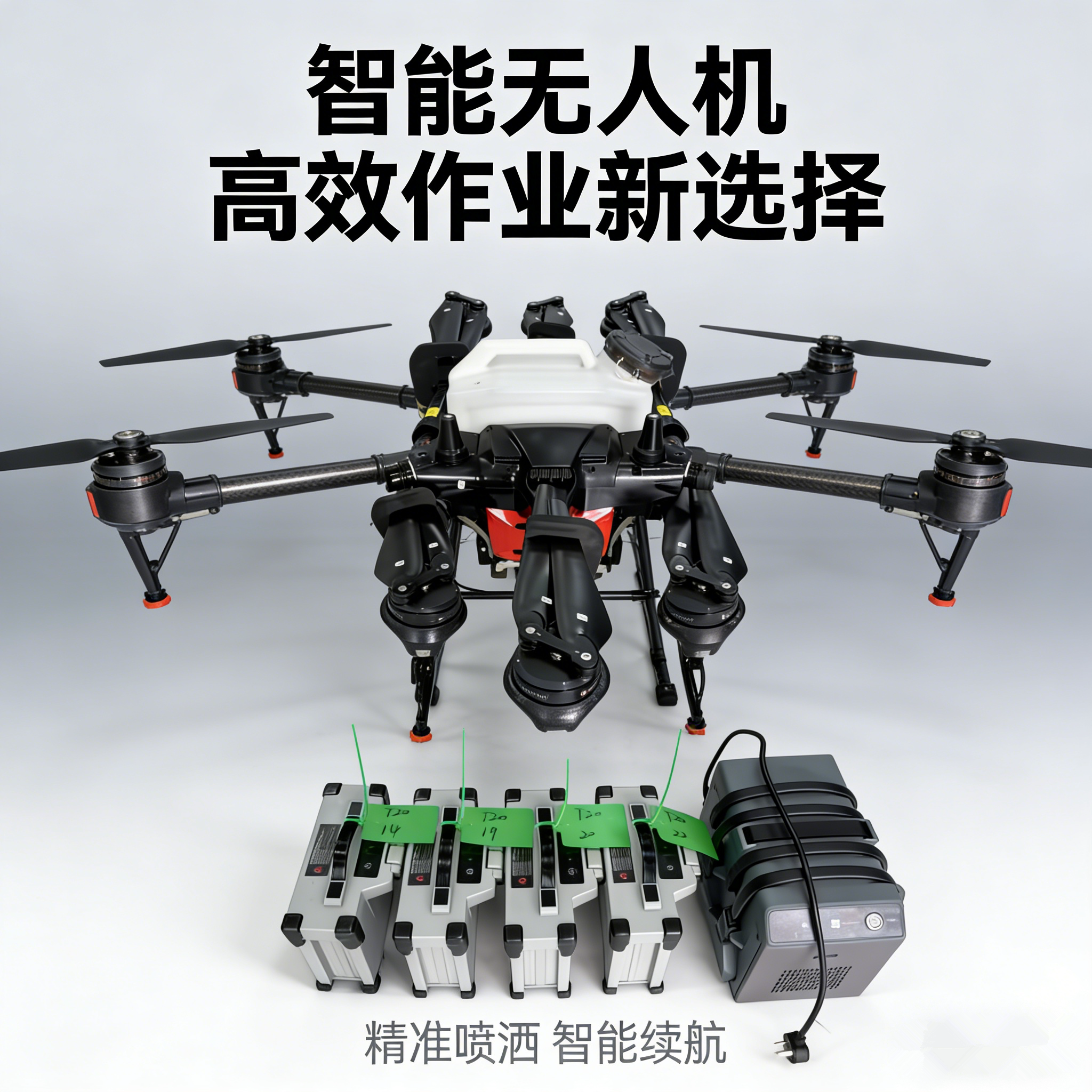 智能无人机农用喷药精准作业喷洒续航时间长大疆t20t30t70t100