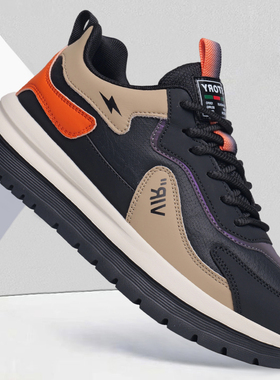 潮鞋2025秋季新款男士休闲运动鞋舒适透气防臭百搭老爹鞋跑步男鞋