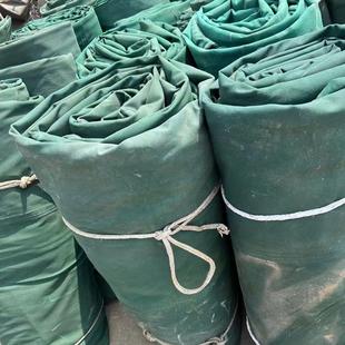 旧帆布篷布二手加厚帆布铁路篷布刀刮布旧篷布雨布棚布油布铺地