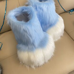 兽脚鞋兽装脚爪日系定制furry室外脚福瑞控二次元半全装彩色鞋子f