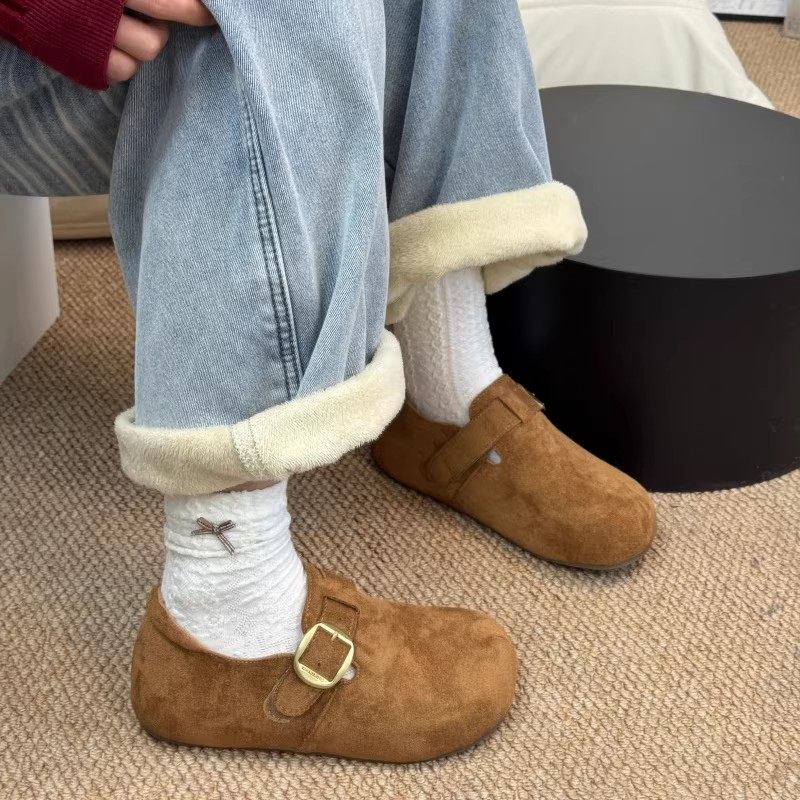 Good奈厚底设计感全包勃肯鞋一脚蹬女鞋2026新款早春博肯豆豆单鞋,女鞋,浅口单鞋,淘宝优惠券,粉丝福利购,淘宝优惠卷