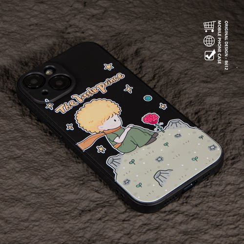 B612原创小王子thelittleprince适用全机型iPhone手机壳16promax女学生款15苹果软13plus磨砂12可爱防摔14pro