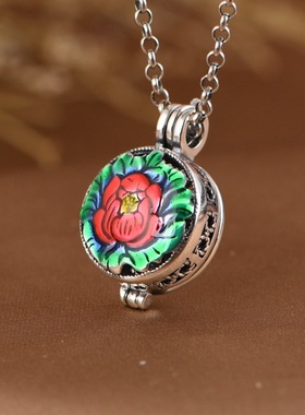 香囊银吊坠S925银小巧百搭女款