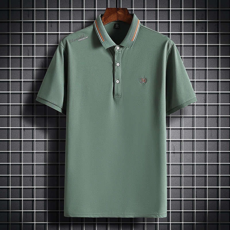 夏季主推纯短袖POLO衫男百搭潮牌绣花POLOPL20813-P35,男装Polo衫,星座217-4