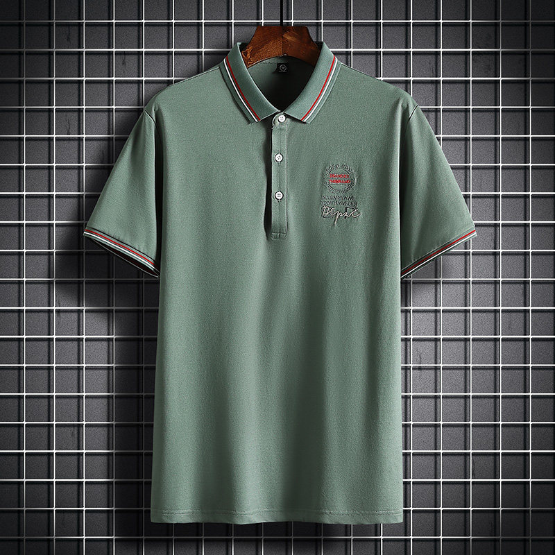 夏季主推 纯短袖POLO衫男 百搭潮牌绣花POLO  PL20851-P35图片