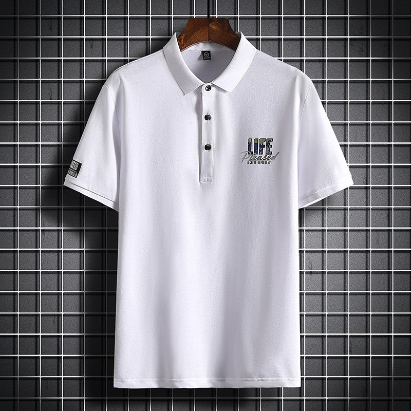 夏季主推纯短袖POLO衫男百搭潮牌绣花POLOPL20821-P38,男装Polo衫,星座217-4
