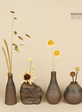 摆件家居饰品复古禅意客厅茶柜书房侘寂风博古架桌面装饰品新中式