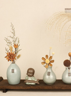 装饰品摆件家居饰品柜子橱柜书房置物架客厅摆设禅意软装高级感小