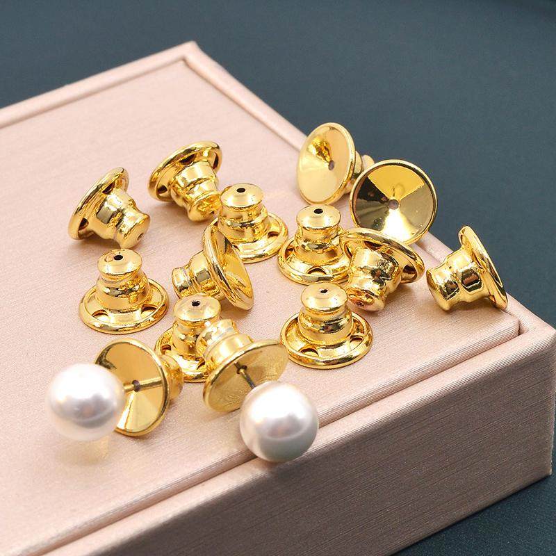 原创设计DIY饰品配件超紧18K金扣飞盘碟铜耳堵防掉后塞防下坠扣帽,饰品/流行首饰/时尚饰品新,其他DIY饰品配件,淘宝优惠券,粉丝福利购,淘宝优惠卷