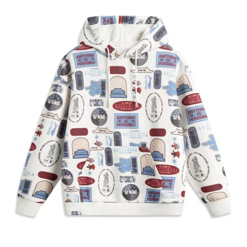 李宁故宫联名春季连帽卫衣男女款