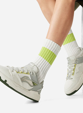 李宁运动潮流 COMMOM  80s男女舒适软弹经典休闲鞋AGCV051AGCV052