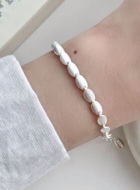 几何精致鳞片拼接手链女简约时尚气质百搭叠戴手环小众个性手饰潮