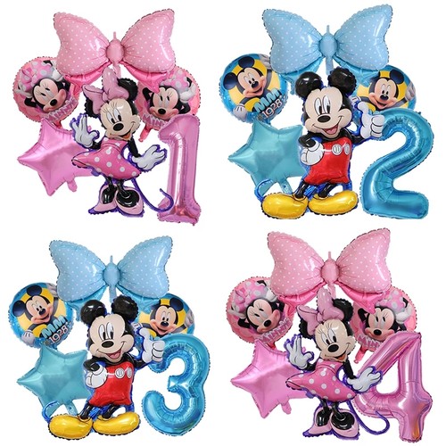 大号米妮米奇铝膜气球32寸数字组合套装男孩女孩生日节日派对气球