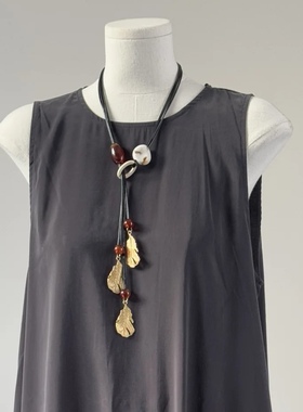 波西米亚长款项链民族风挂脖配饰