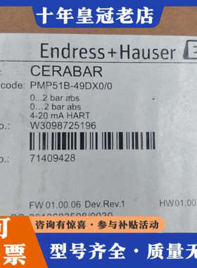 议价e+h   PMP51B-49DX0/0智能变送器 议价