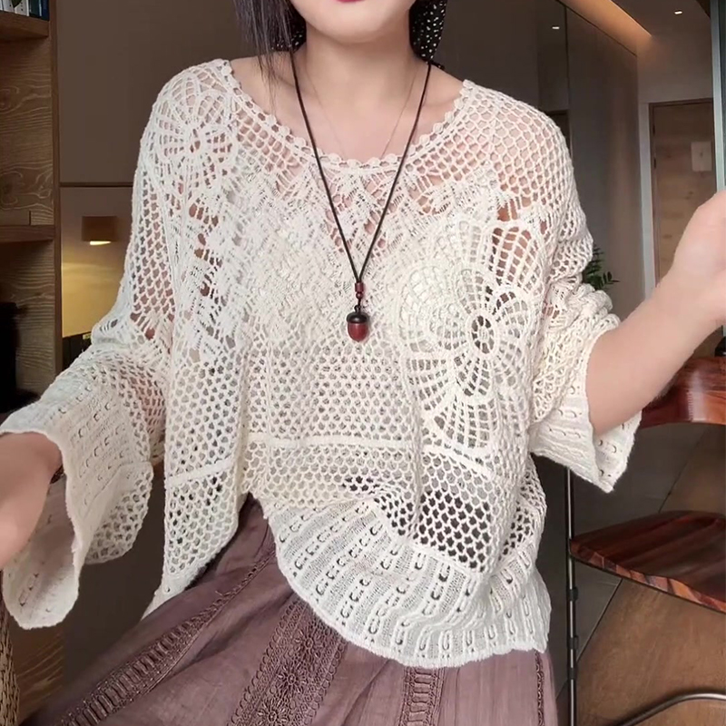 韩系减龄针织衫女2025春夏季