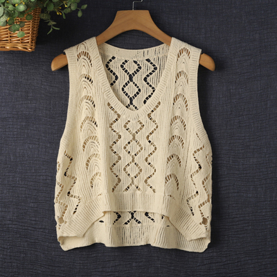 镂空背心女外穿外搭洋气坎肩
