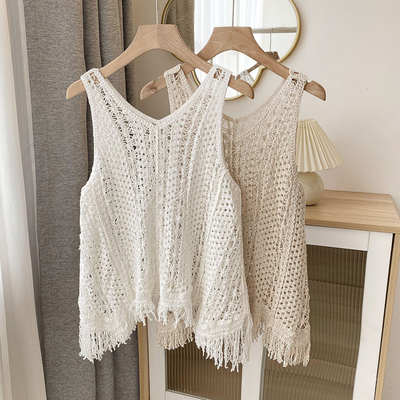 法式镂空高级感背心吊带