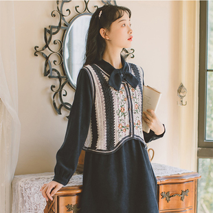 复古针织开衫马甲女新款2025年春夏韩版裙子外搭刺绣V领无袖马夹