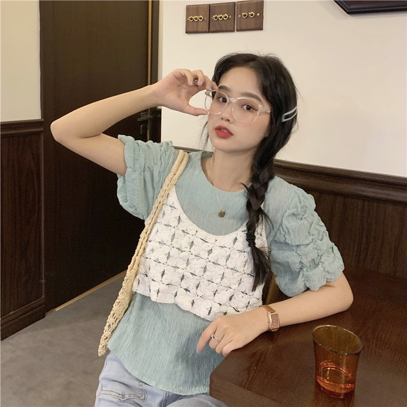 针织吊带背心港味夏季新款小清新