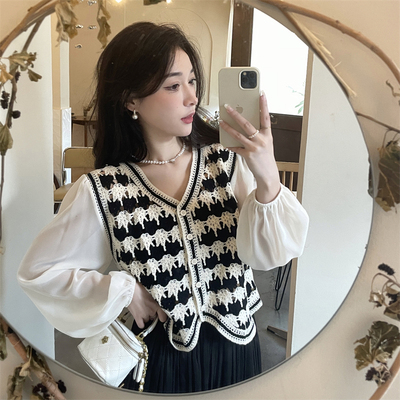法式衬衫女春季新款不规则上衣女
